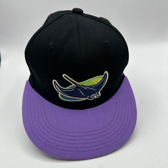 Tampa Bay Devil Rays SnapBack Throwback Baseball Hat - Youth - Picture 2 of 8
